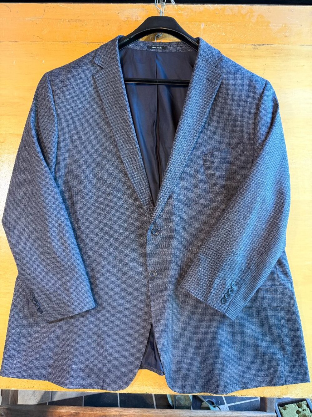 Pronto UoMo Platinum Executive Blue Gray Blazer 56L